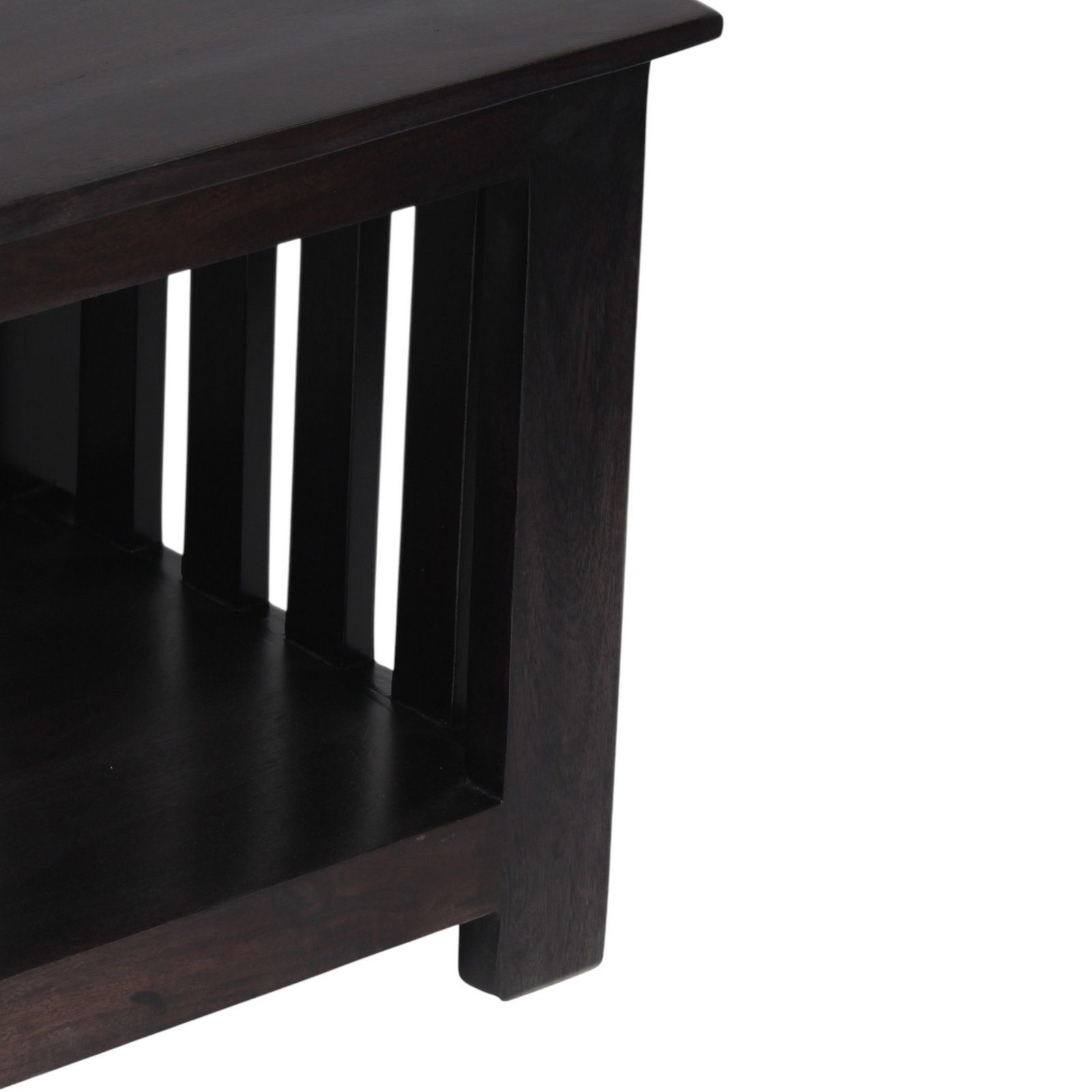 Ikiriya Elder Sheesham Wood Contemporary TV Entertainment Unit for TV upto 70 inch in Dark Mahagony Finish - Image 6