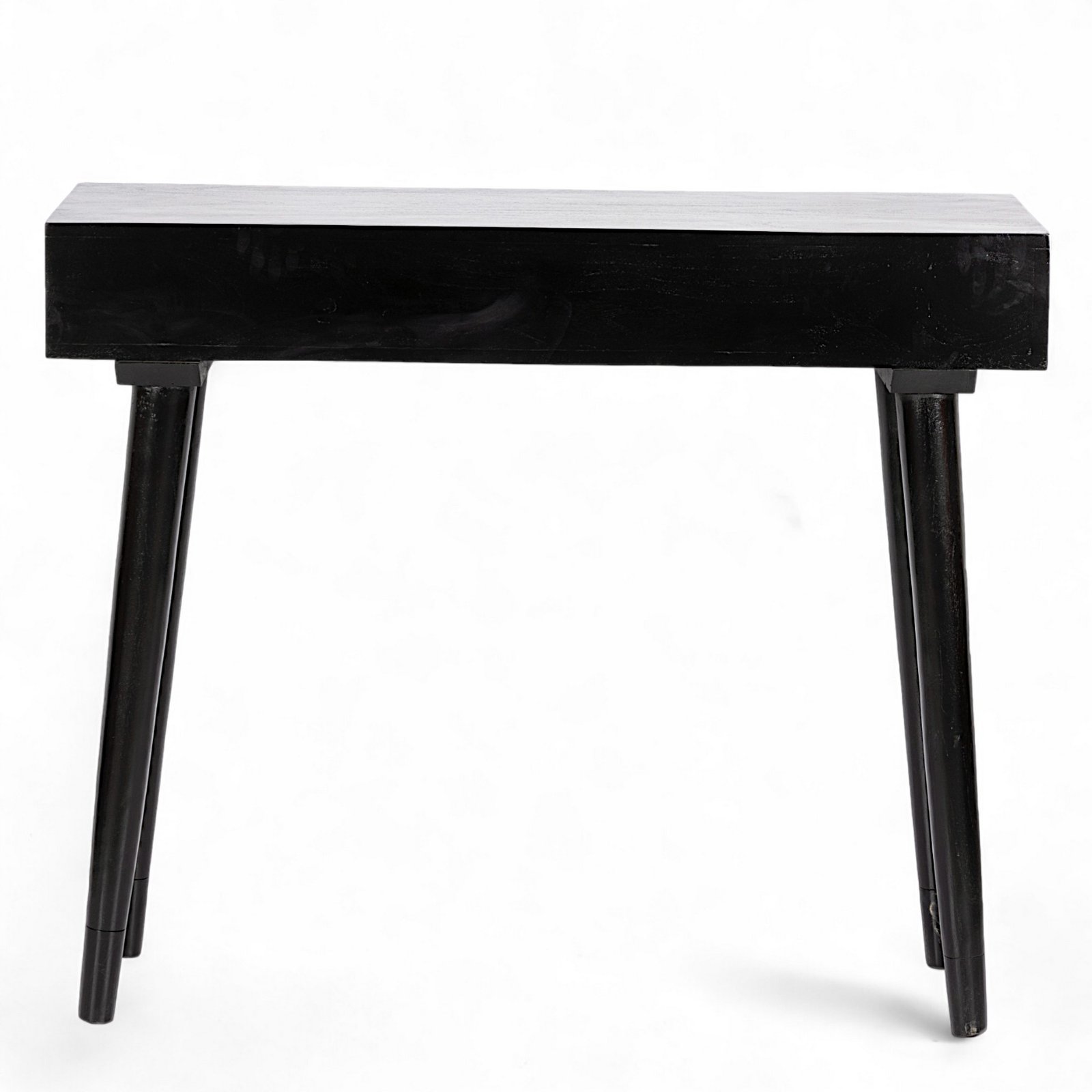 Ikiriya Rockport Sheesham Wood Mid Century Console Table with Rattan Work - Image 7