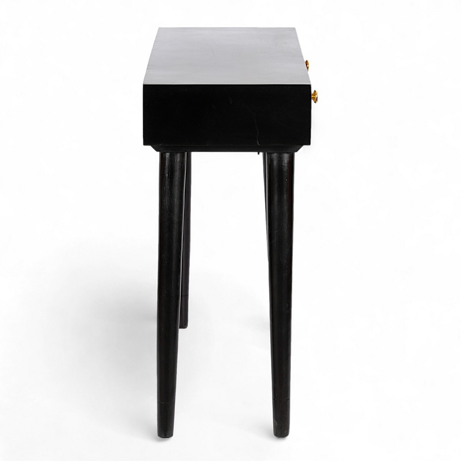 Ikiriya Rockport Sheesham Wood Mid Century Console Table with Rattan Work - Image 8