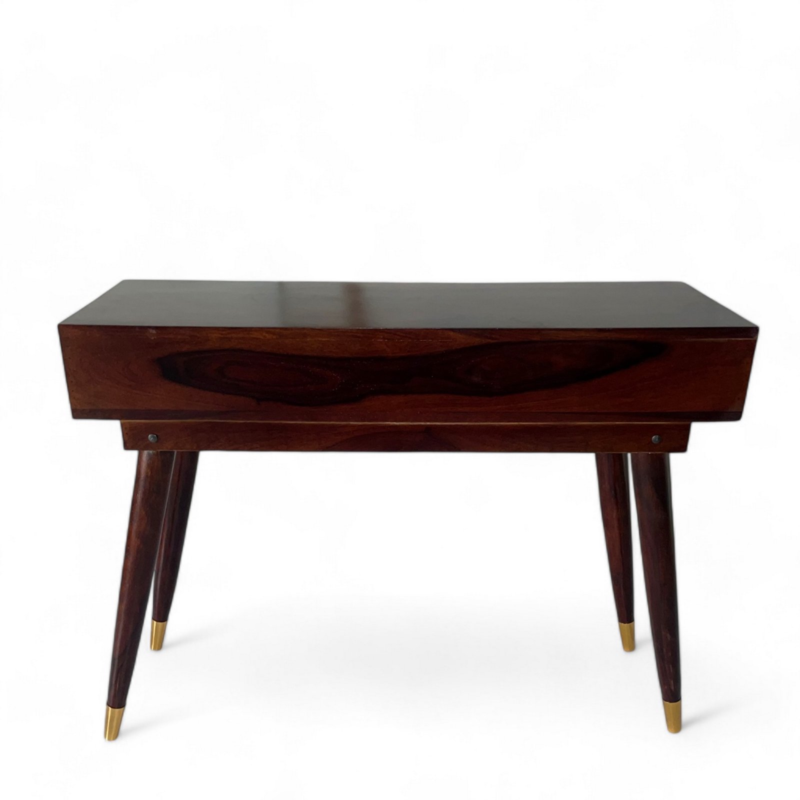 Ikiriya Vintara Sheesham Wood Contemporary Console Table in Dark Walnut Finish - Image 5