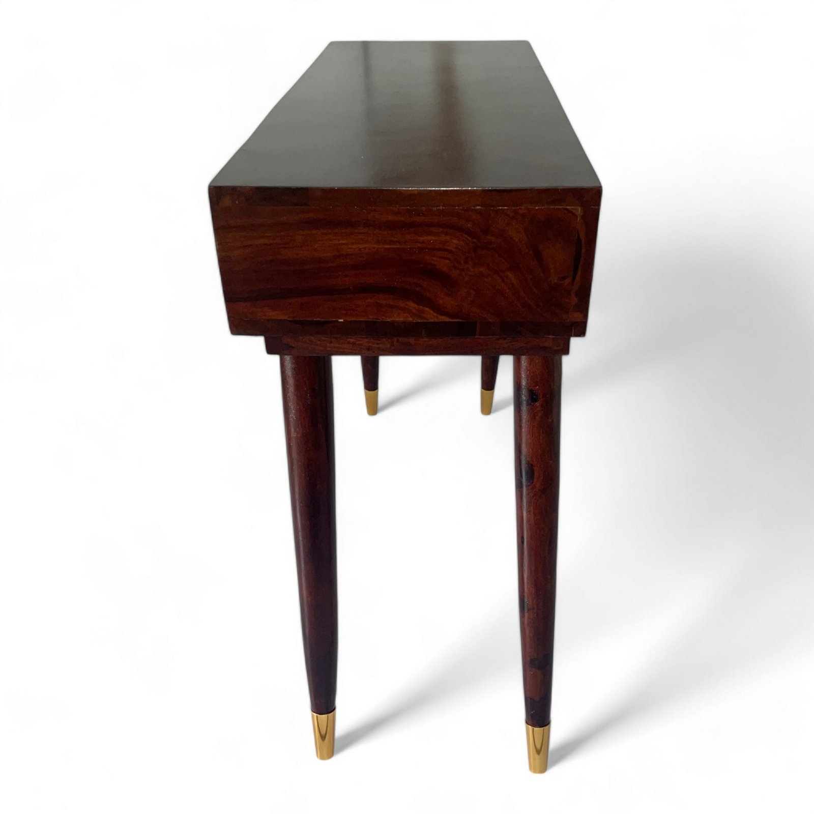 Ikiriya Vintara Sheesham Wood Contemporary Console Table in Dark Walnut Finish - Image 6