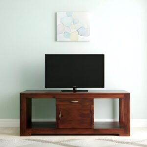 Ikiriya Allen Sheesham Wood Contemporary TV Entertainment Unit / Cabinet for TV upto 55 inch