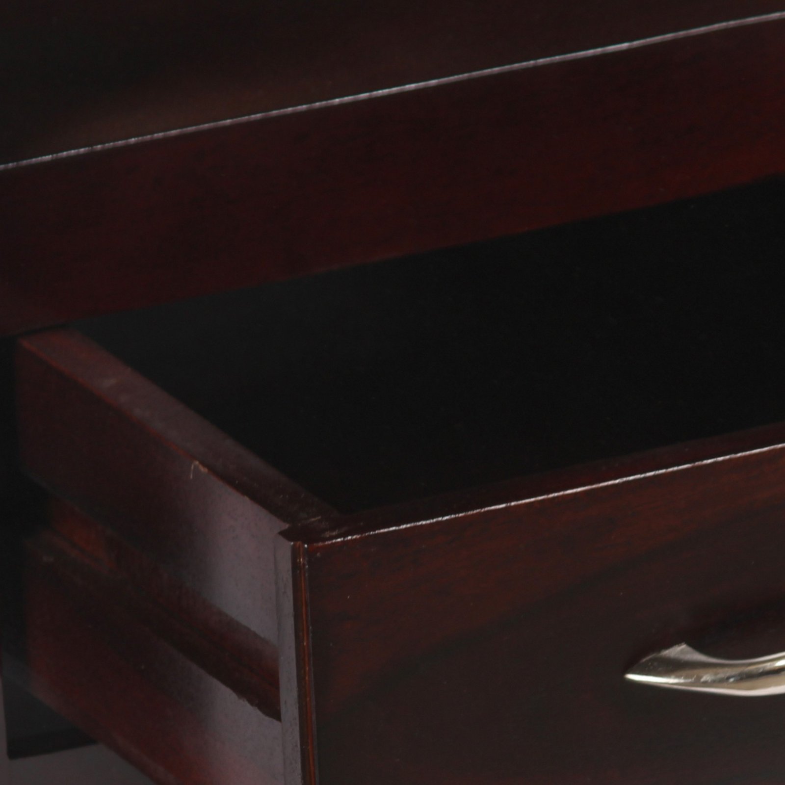 Ikiriya Allen Sheesham Wood Contemporary TV Entertainment Unit / Cabinet for TV upto 60 inch in Dark Walnut Finish - Image 9