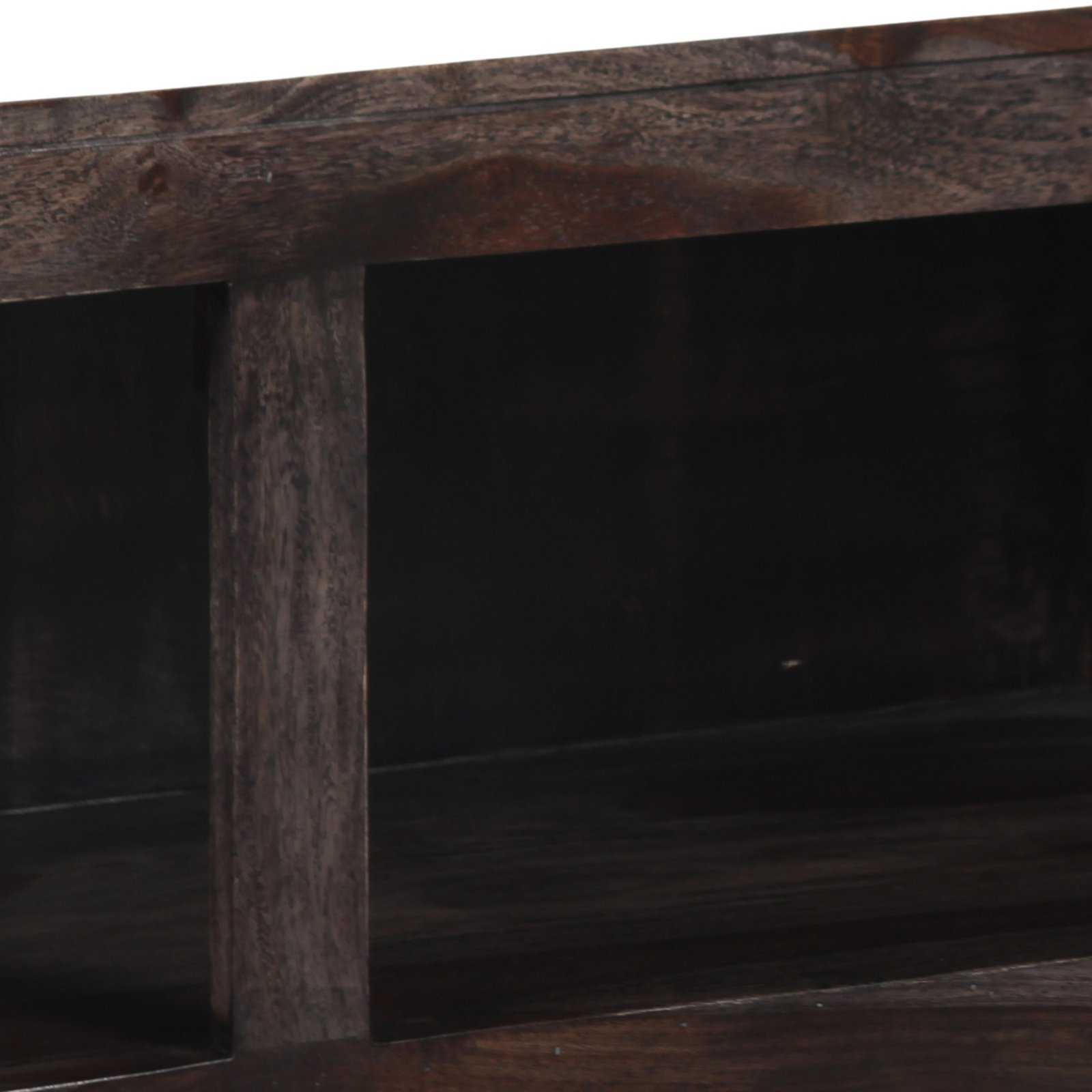 Ikiriya Allen Sheesham Wood Contemporary TV Entertainment Unit / Cabinet for TV upto 60 inch in Dark Mahagony Finish - Image 9