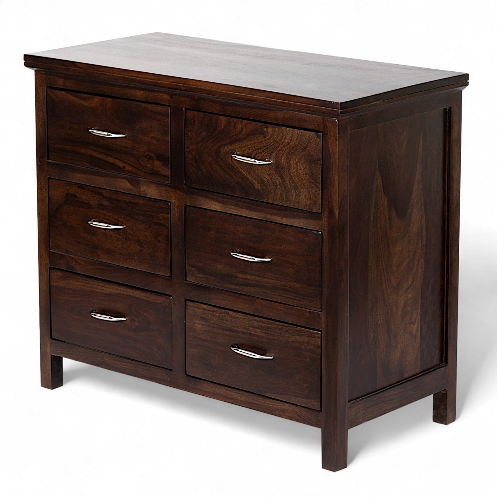 Ikiriya Elder Sheesham Wood Contemporary Cabinet/ Chest of Drawers in Provisional Teak Finish - Image 10