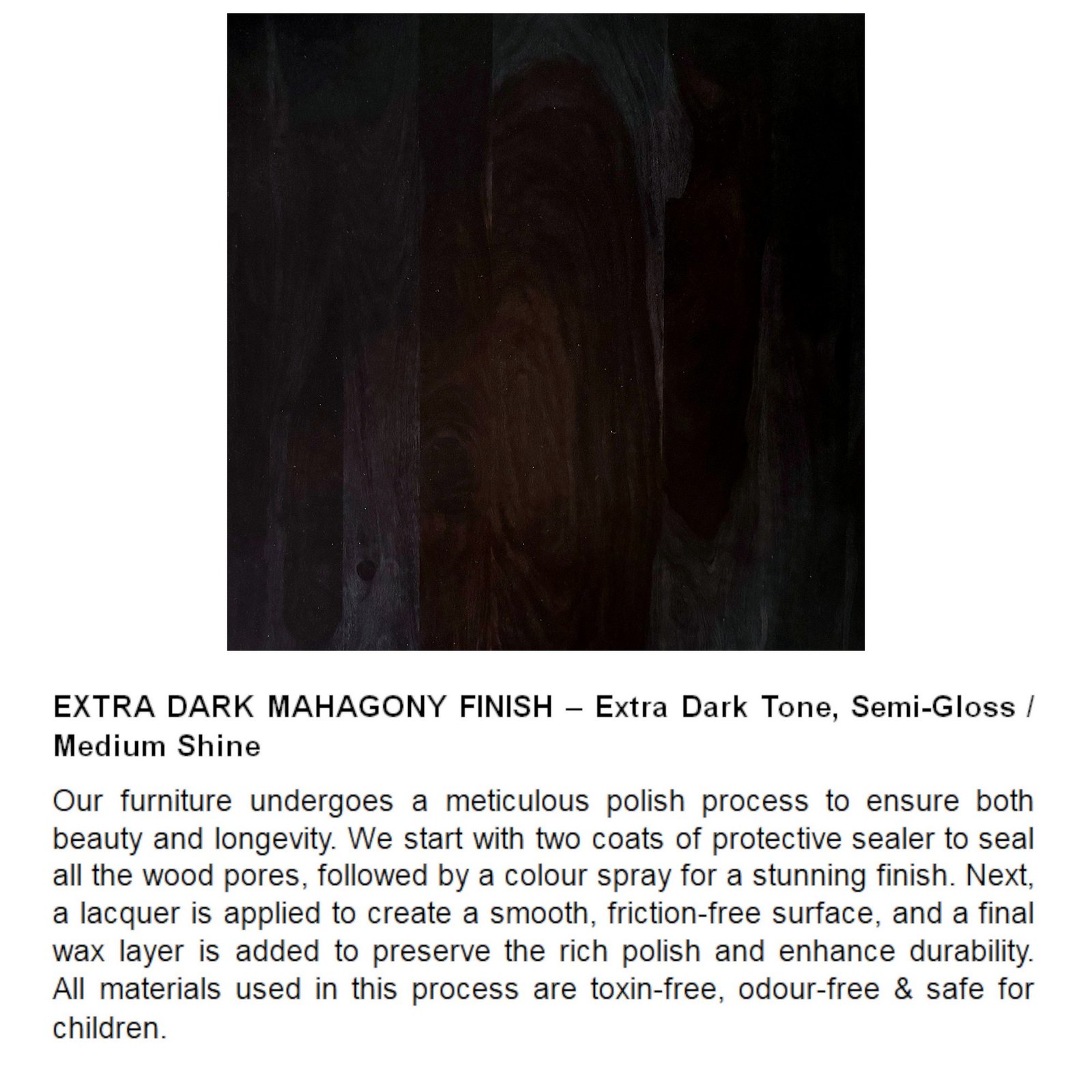 Ikiriya Wembley Sheesham Wood Accent Wine Rack in Extra Dark Mahagony Finish for upto 5 Bottles - Image 5