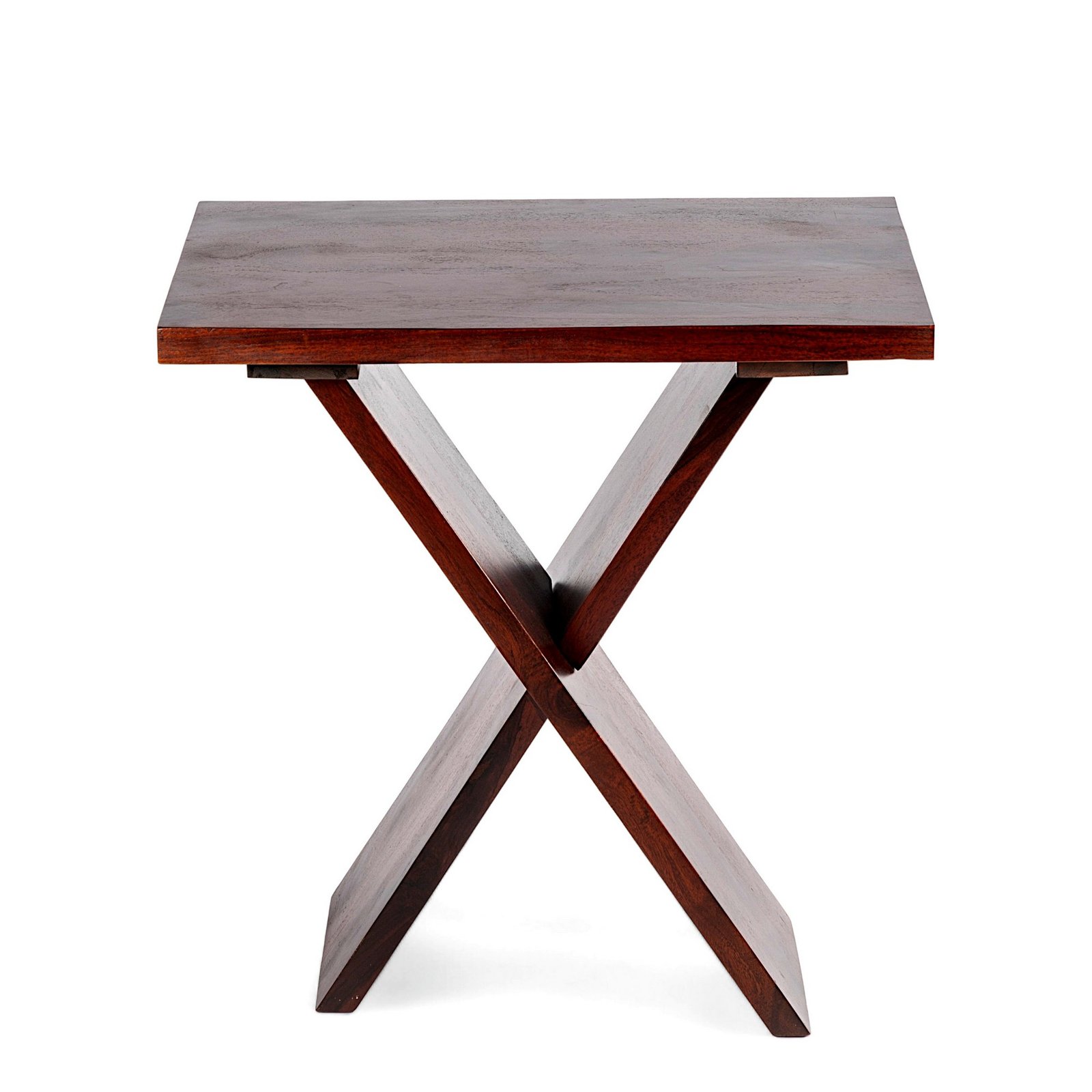 Ikiriya Darcy Sheesham Wood Contemporary Rectangle Tea Table / Side Table in Dark Walnut Finish - Image 2