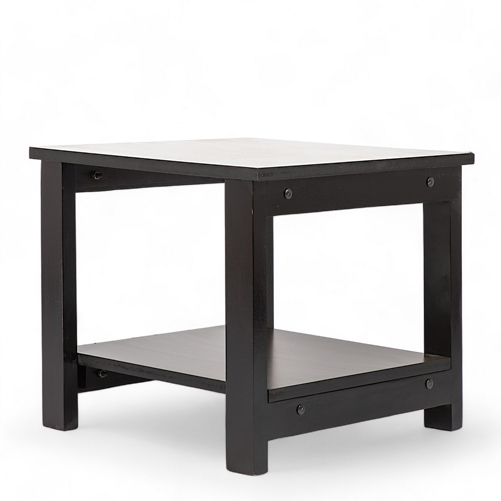 Ikiriya Camden Sheesham Wood Contemporary Square Coffee Table in Extra Dark Mahagony Finish - Image 8