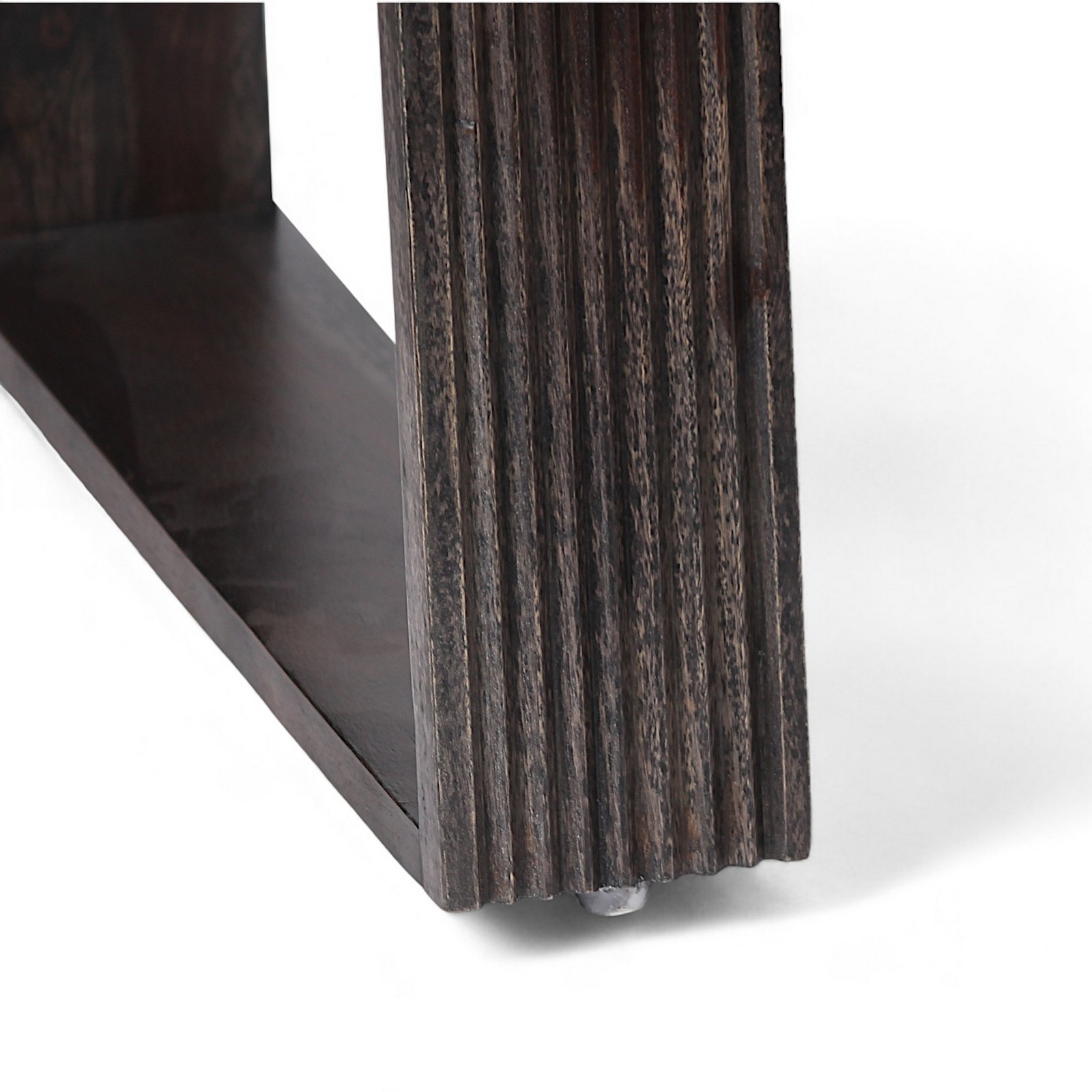 Ikiriya Hudson Sheesham Wood Contemporary Rectangle Coffee Table in Dark Mahagony Finish - Image 6