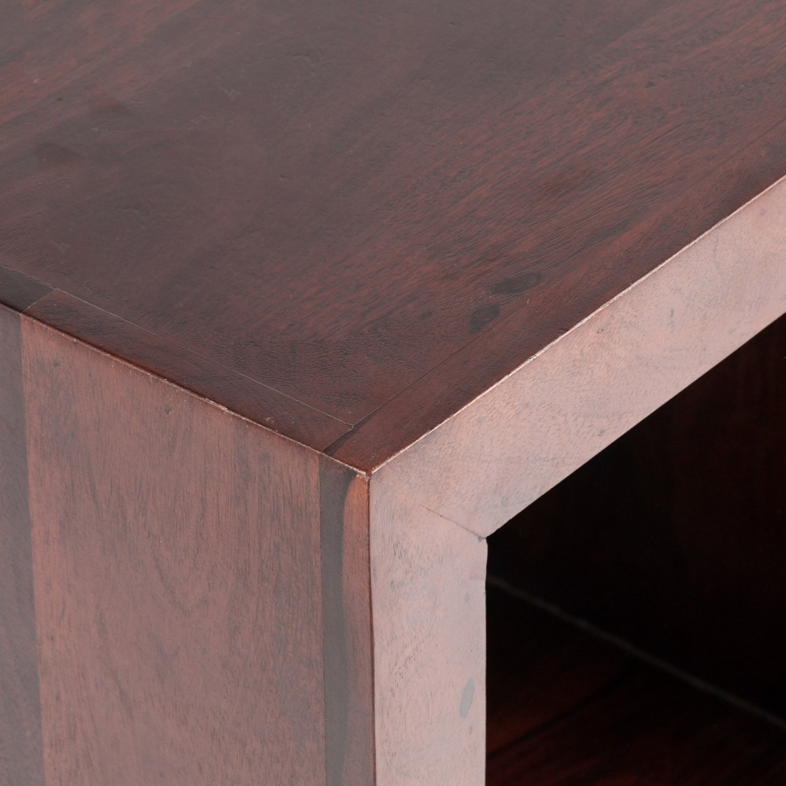 Ikiriya Berlin Sheesham Wood Contemporary Rectangle End Table/ Side Table in Dark Walnut Finish - Image 6