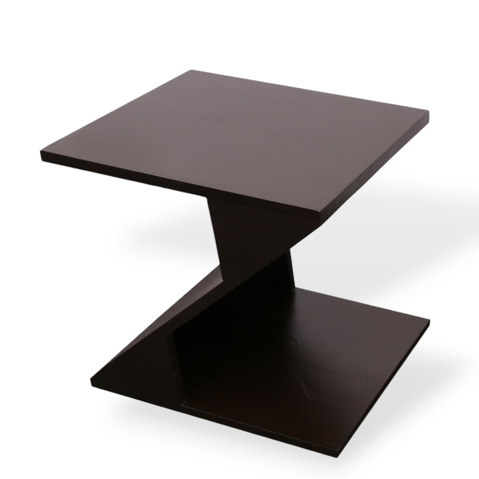 Ikiriya Berlin Sheesham Wood Contemporary Rectangle End Table/ Side Table in Extra Dark Mahagony Finish - Image 4