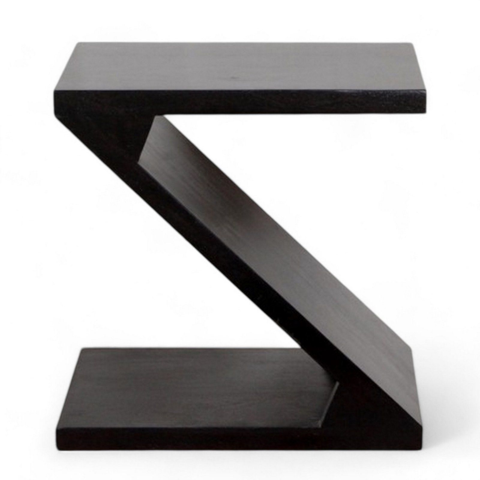 Ikiriya Berlin Sheesham Wood Contemporary Rectangle End Table/ Side Table in Extra Dark Mahagony Finish - Image 8