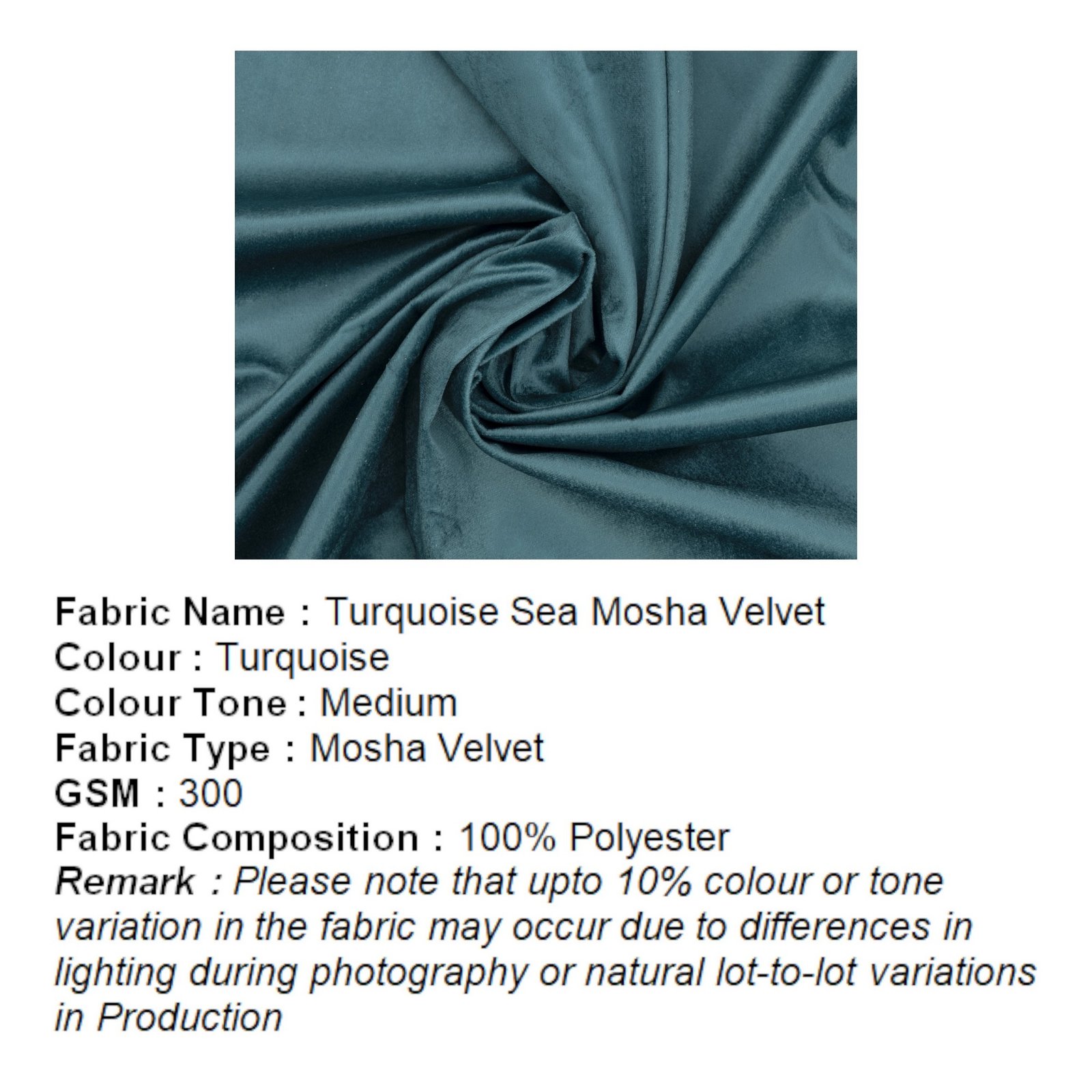 Ikiriya Dallas Solid Wood Accent Round Ottoman in Turquoise Sea Velvet Upholstery - Image 4