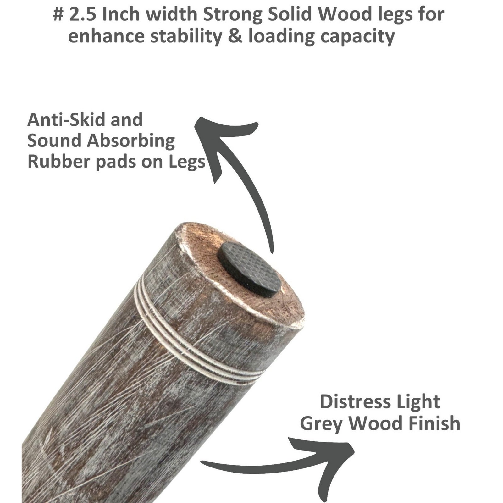 Ikiriya Verona Acacia Wood Mid Century Square Set of 2 Pouf Stools in indigo Patchwork Kantha Upholstery - Image 7