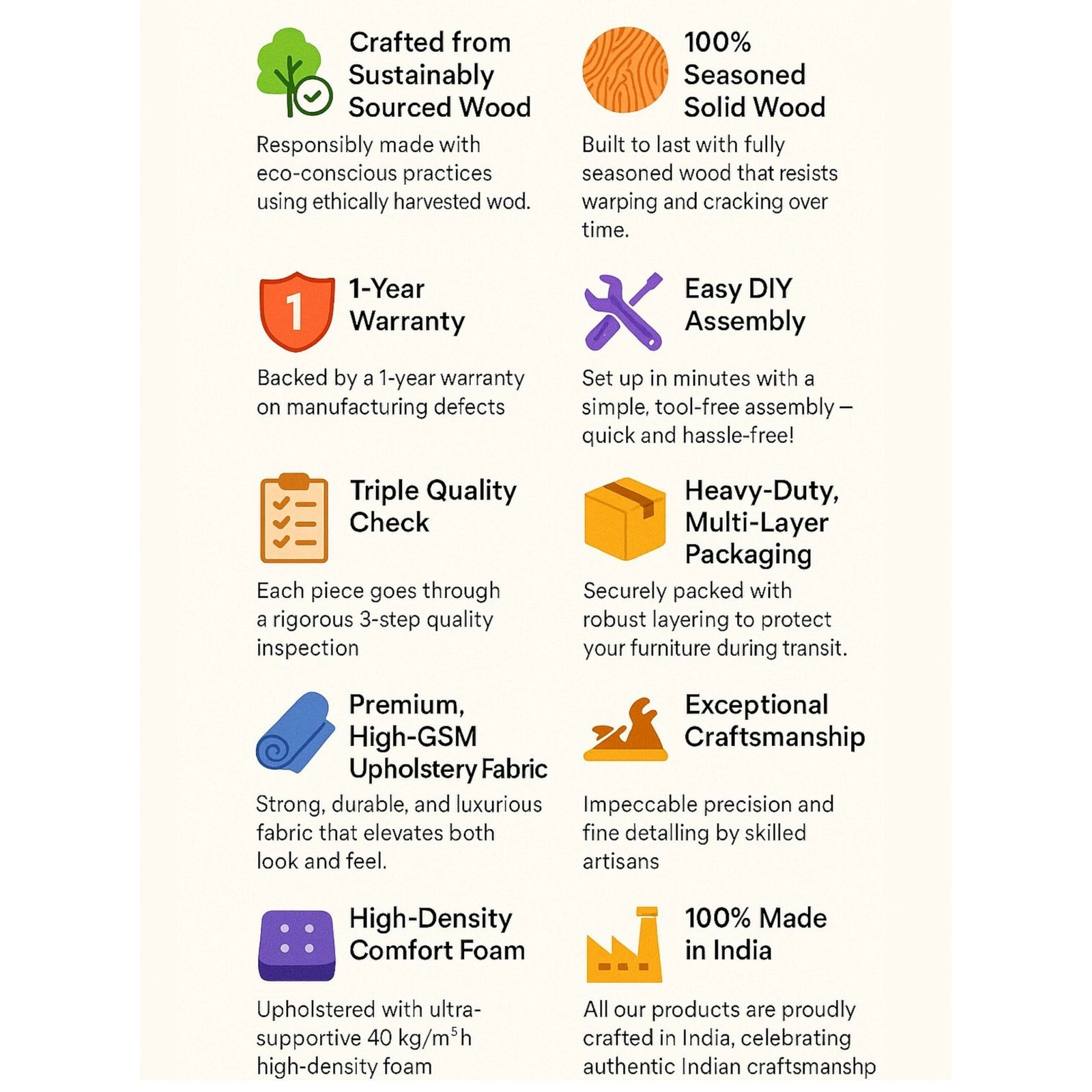 Ikiriya Nayla Sheesham Wood Contemporary Round Stool in Taupe Brown Velvet Upholstery - Image 5